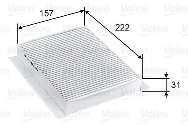 Фильтр салона VALEO 715809