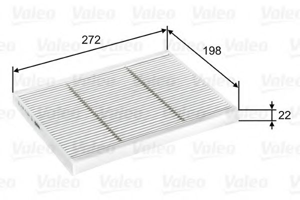 Фильтр салона VALEO 716067