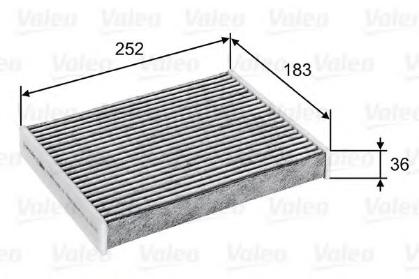 Фильтр салона VALEO 715802