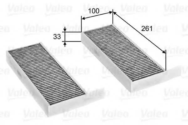 Фильтр салона VALEO 715805
