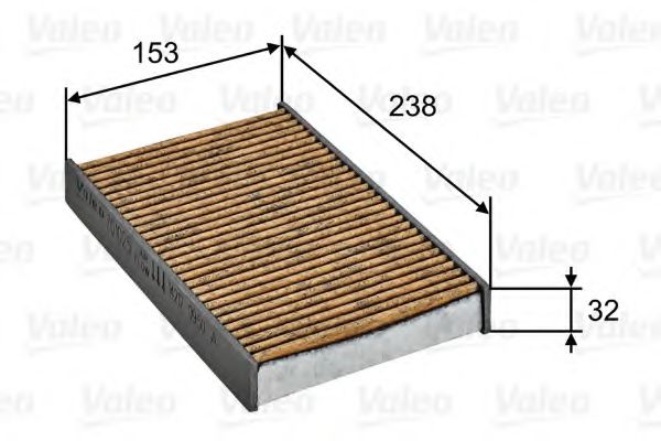 Фильтр салона VALEO 701025