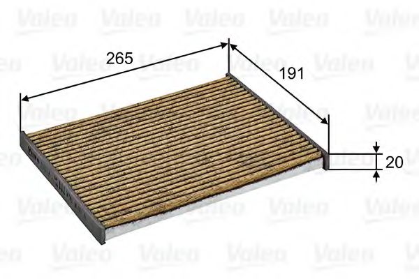 Фильтр салона VALEO 701028
