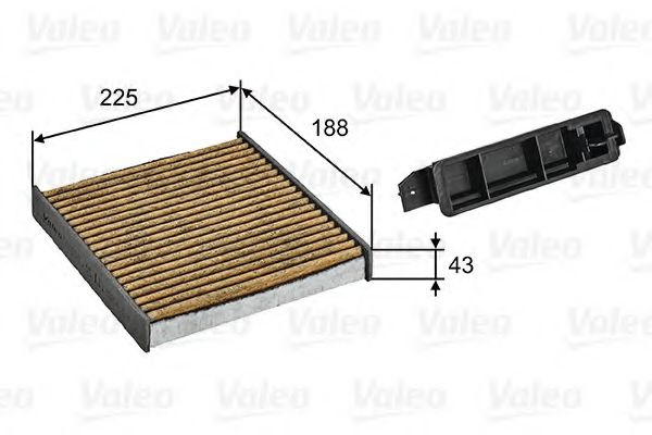 Фильтр салона VALEO 701030