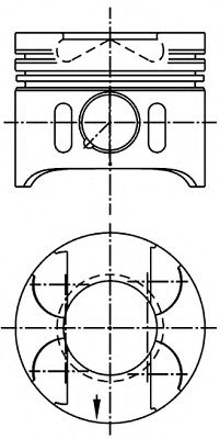 Поршень NÜRAL 87-117900-20