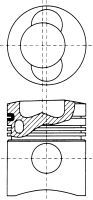 Поршень NÜRAL 87-174600-30