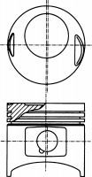 Поршень NÜRAL 87-179507-00