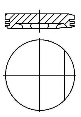 Поршень NÜRAL 87-502907-00