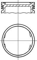 Поршень NÜRAL 87-138400-30