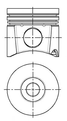 Поршень NÜRAL 87-140007-00