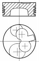 Поршень NÜRAL 87-307607-30