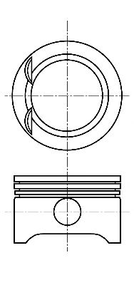 Поршень NÜRAL 87-102707-00