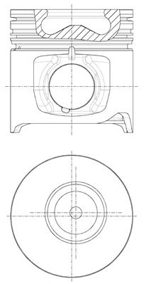 Поршень NÜRAL 87-103900-40