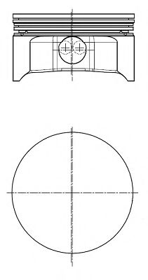 Поршень NÜRAL 87-141207-00