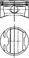 Поршень NÜRAL 87-520500-00