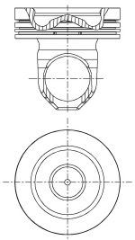 Поршень NÜRAL 87-143600-00