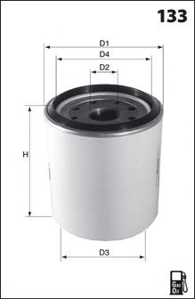 Топливный фильтр MECAFILTER ELG5569