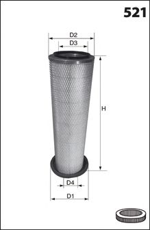 Воздушный фильтр MECAFILTER FA3507