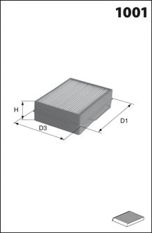 Топливный фильтр MECAFILTER ELG5545 Топливный фильтр MECAFILTER ELG5545