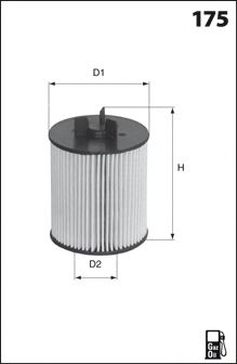 Топливный фильтр MECAFILTER ELG5339 Топливный фильтр MECAFILTER ELG5339
