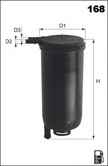 Топливный фильтр MECAFILTER ELG5375 Топливный фильтр MECAFILTER ELG5375