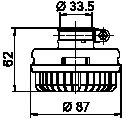 Глушитель шума, пневматическая система WABCO 432 407 012 0
