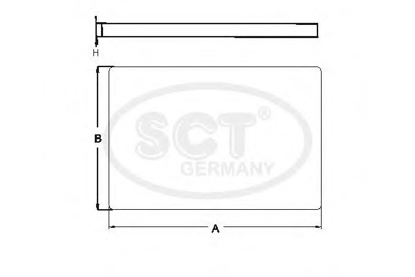 Фильтр салона SCT SA 1106