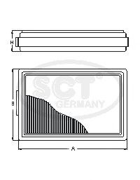 Фильтр салона SCT SA 1119