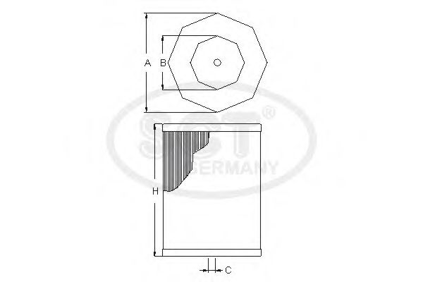 Воздушный фильтр SCT SB 3230 Воздушный фильтр SCT SB 3230
