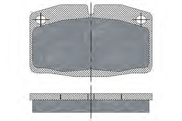 Тормозные колодки SCT SP 105 PR