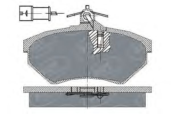 Тормозные колодки SCT SP 111 PR
