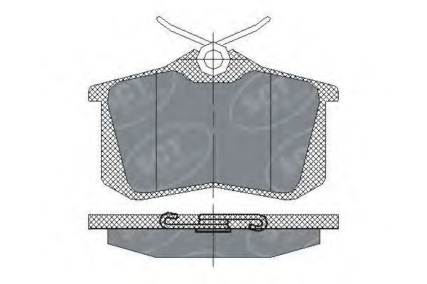 Тормозные колодки SCT SP 113 PR