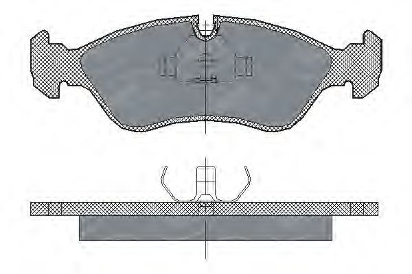 Тормозные колодки SCT SP 122 PR