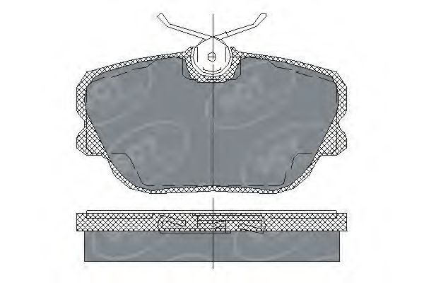 Тормозные колодки SCT SP 124 PR