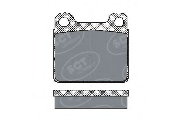 Тормозные колодки SCT SP 126 PR