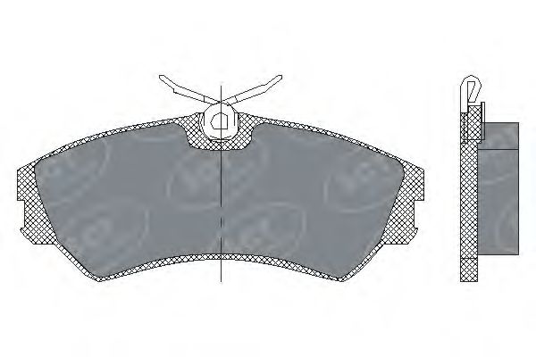Тормозные колодки SCT SP 129 PR