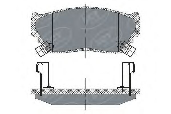 Тормозные колодки SCT SP 135 PR