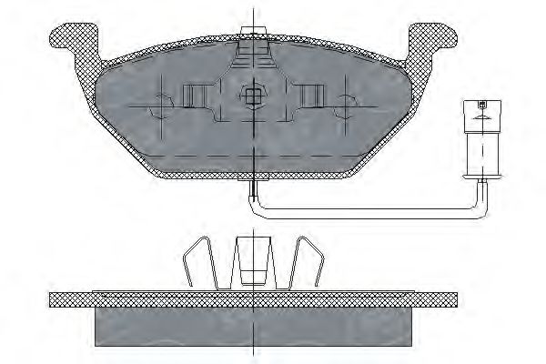 Тормозные колодки SCT SP 136 PR