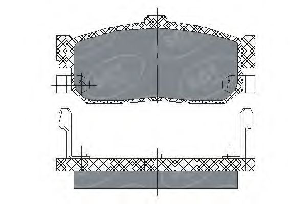 Тормозные колодки SCT SP 139 PR