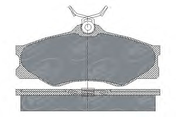 Тормозные колодки SCT SP 140 PR