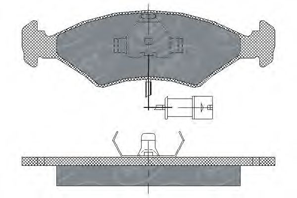Тормозные колодки SCT SP 142 PR