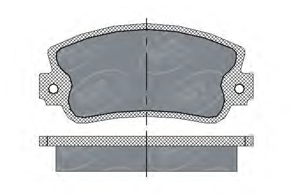 Тормозные колодки SCT SP 143 PR