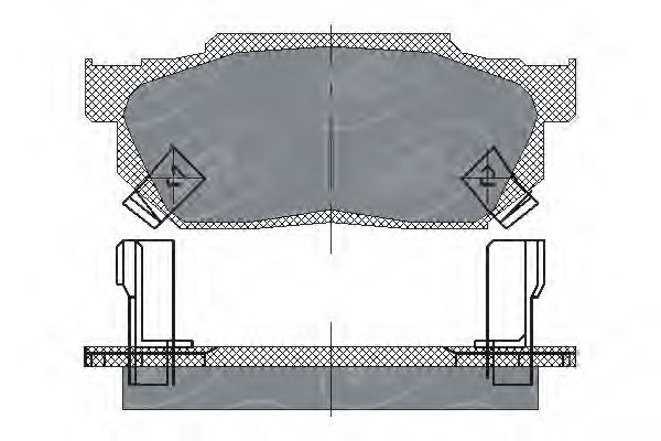 Тормозные колодки SCT SP 150 PR