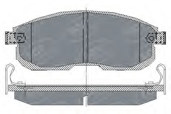 Тормозные колодки SCT SP 153 PR