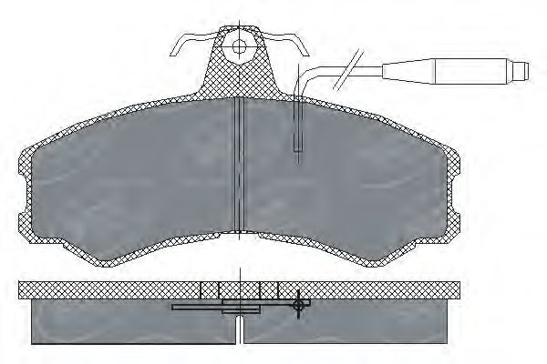 Тормозные колодки SCT SP 154 PR