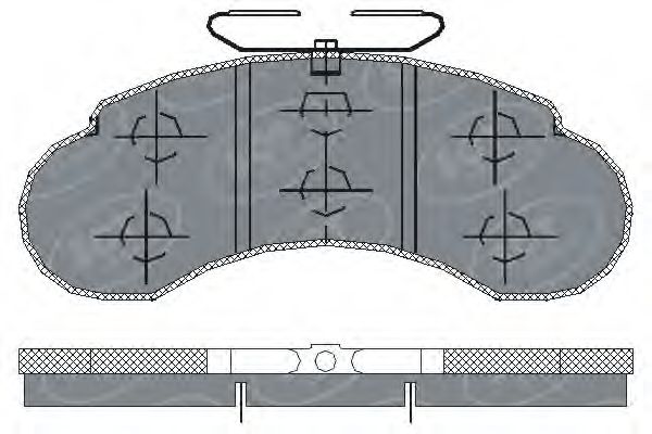 Тормозные колодки SCT SP 155 PR