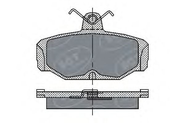Тормозные колодки SCT SP 161 PR