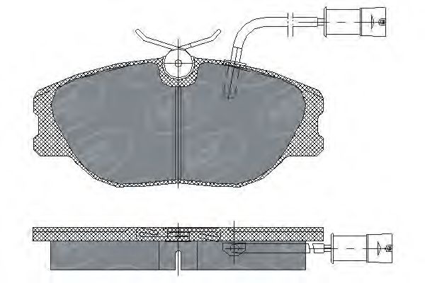 Тормозные колодки SCT SP 163 PR