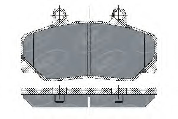 Тормозные колодки SCT SP 166 PR