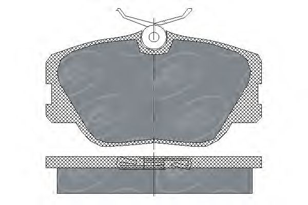 Тормозные колодки SCT SP 167 PR