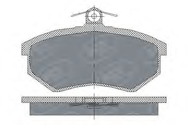 Тормозные колодки SCT SP 175 PR